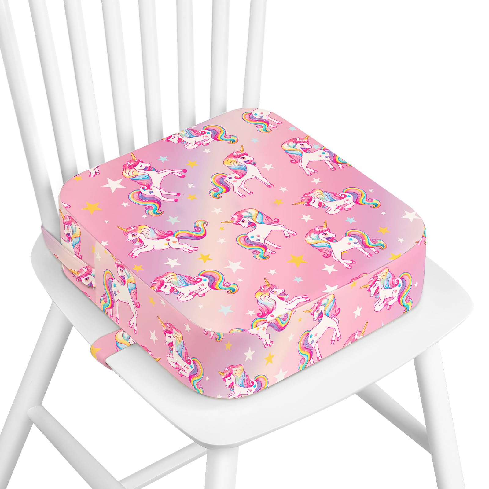 Wooshwa Kids Booster Seat for Dining Table, 4" Kids Booster Seat for Chair