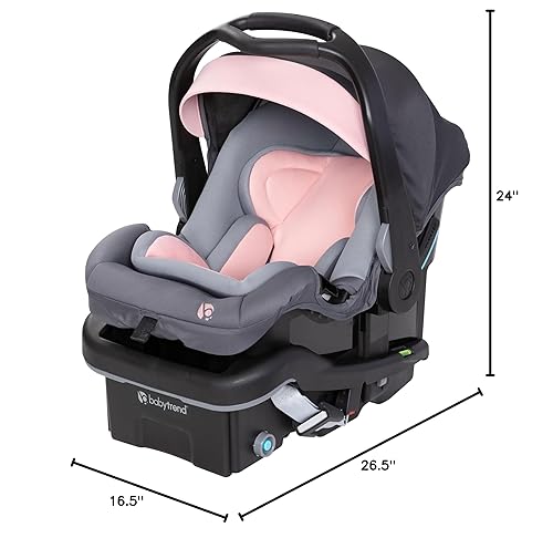 Miniatura 20 de Baby Trend Asiento de coche infantil Secure-Lift, color rosa Madrid