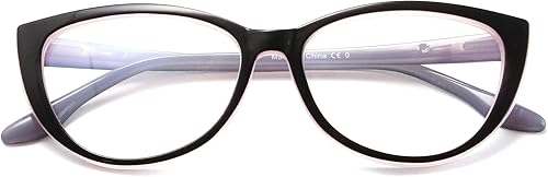 Miniatura 7 de CRGATV Paquete de 3 lentes de lectura con bloqueo de luz azul, elegantes ojos de gato, lectores de computadora, antifatiga ocular y deslumbramiento