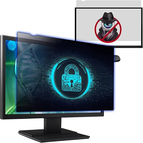 Izmapaic Filtro de pantalla de privacidad para computadora de 21,5 pulgadas 169 Monitor de pantalla panorámica, anti-espíaantirreflejo Accesorios de