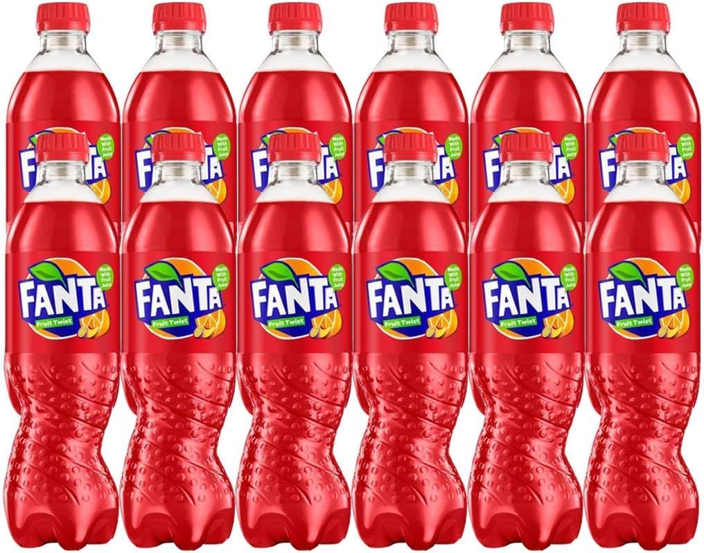 Fanta Fruit Twist Soft Drink Bottle 500 Ml (Pack of 24)