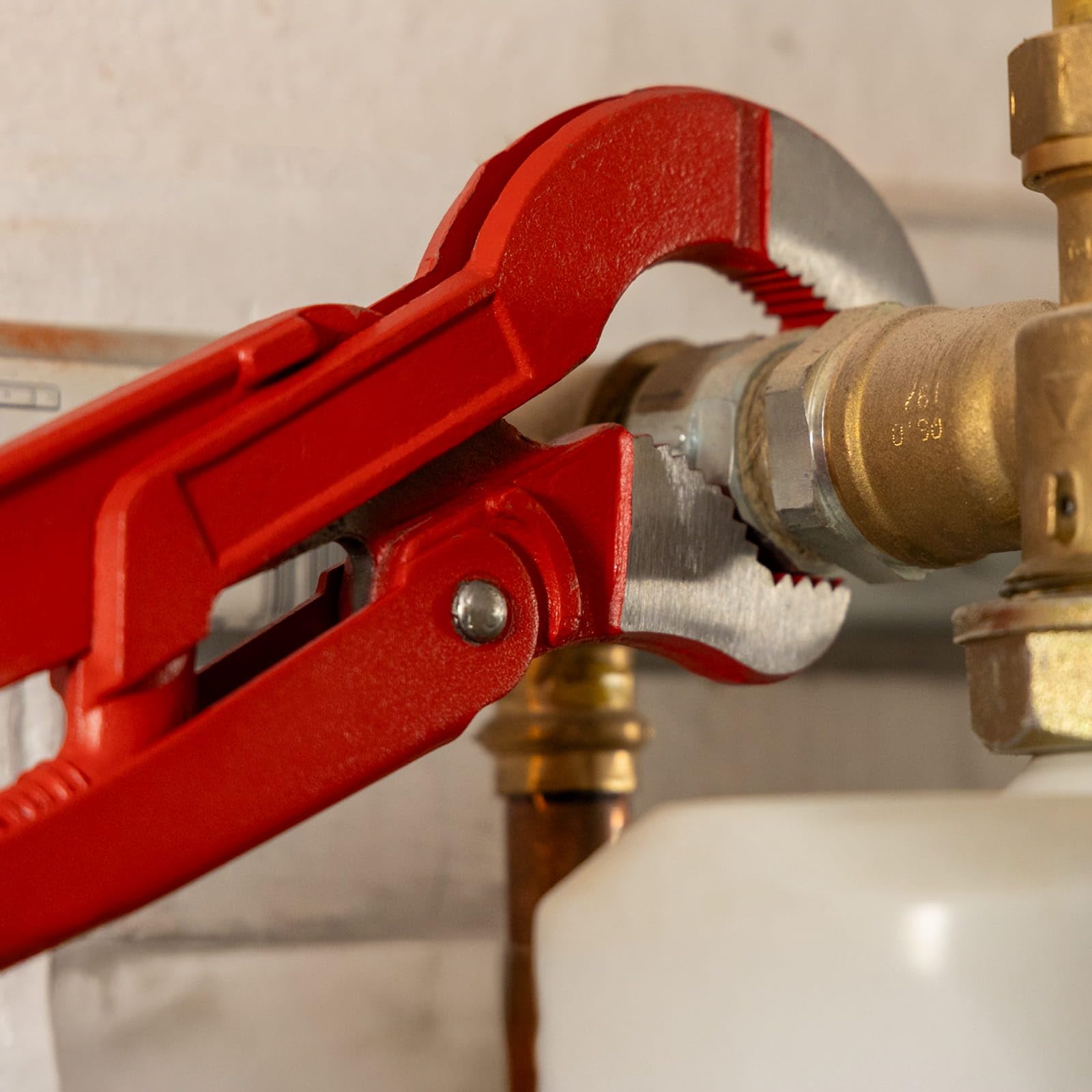 Rohrzange 3er Set S-Maul + Gerade · S 1 Zoll, 1,5 Zoll, 2 Zoll · Eckrohrzange · Set und Einzeln · 45 Grad abgewinkelte Wasserpumpenzange · Zangenschlüssel Wasserrohrzange Armaturenzange gross
