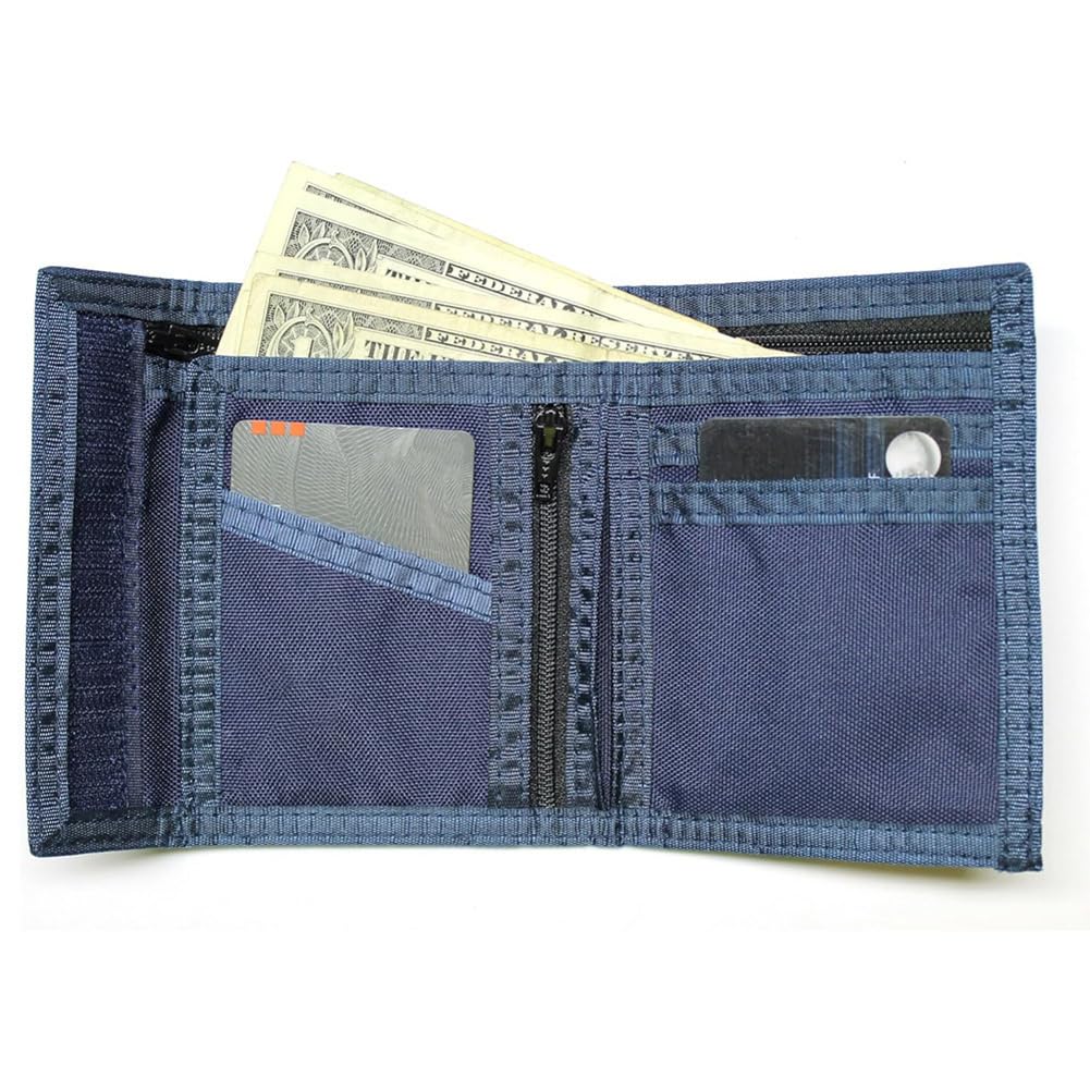 Porte-monnaie en tissu Oxford 13x8,5 cm pour ranger vos pièces à l'extérieur