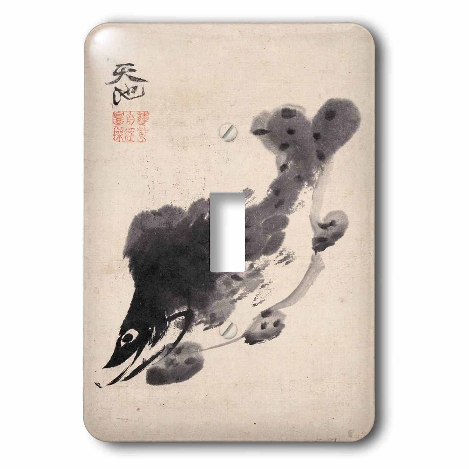 Vintage Chinese Fish Art From Ming Dynasty interrupteur simple 3dRose lsp_212679_1 haut de gamme