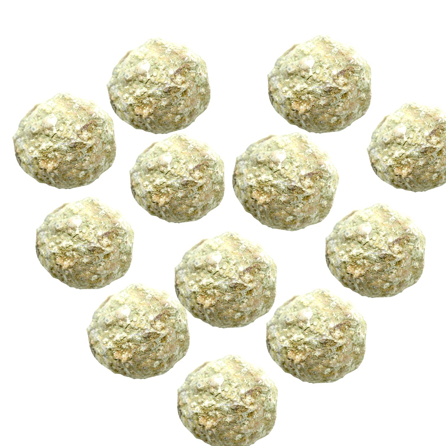 Premium Quarz Geoden Set zum selber aufbrechen I geschlossen I Glücksgeoden I Partyspass I Break Your own | prächtige weiße Kristalle (Set 12 Stück)