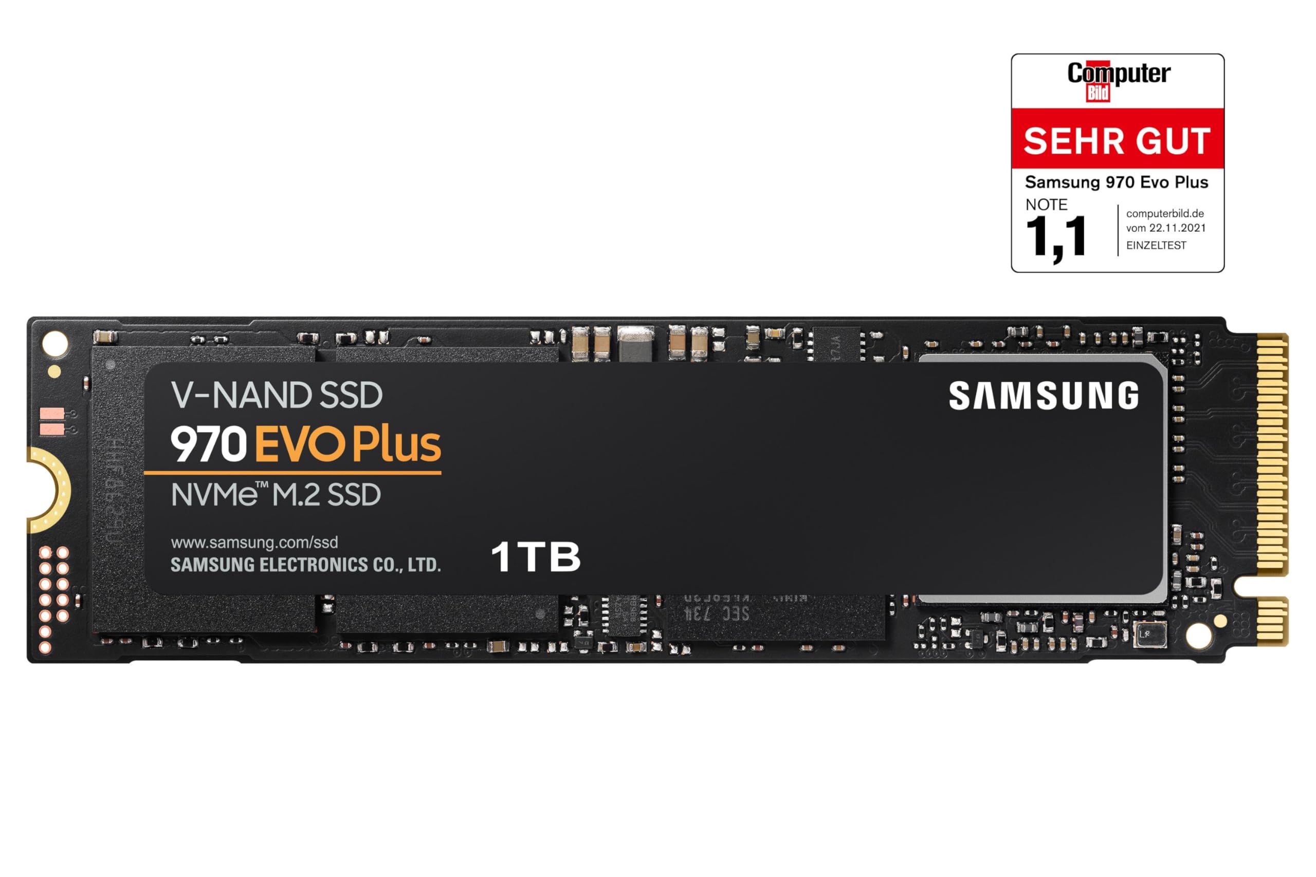 Samsung MZ-V7S1T0BW SSD 970 EVO Plus 1 TB M.2 Internal NVMe SSD