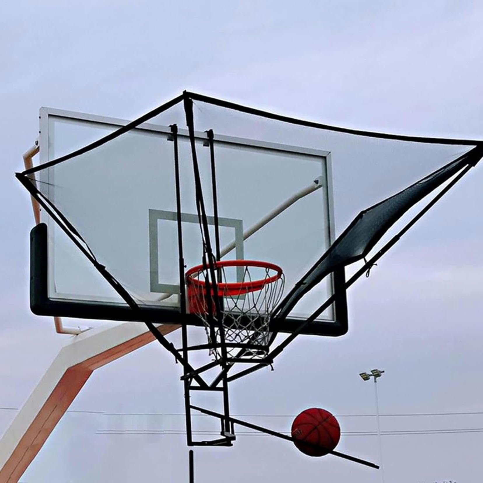 Accessoire de retour de ballon de basket-ball pour arrêter de courir après chaque tir