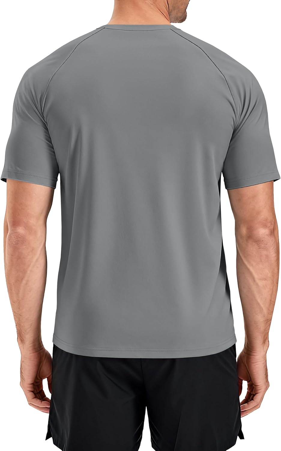 MAGCOMSEN Men's Workout Shirts Short Sleeve Dry Fit Tshirts Moisture Wicking Athletic Shirts Gym Running Swimming Fishing - Image 2