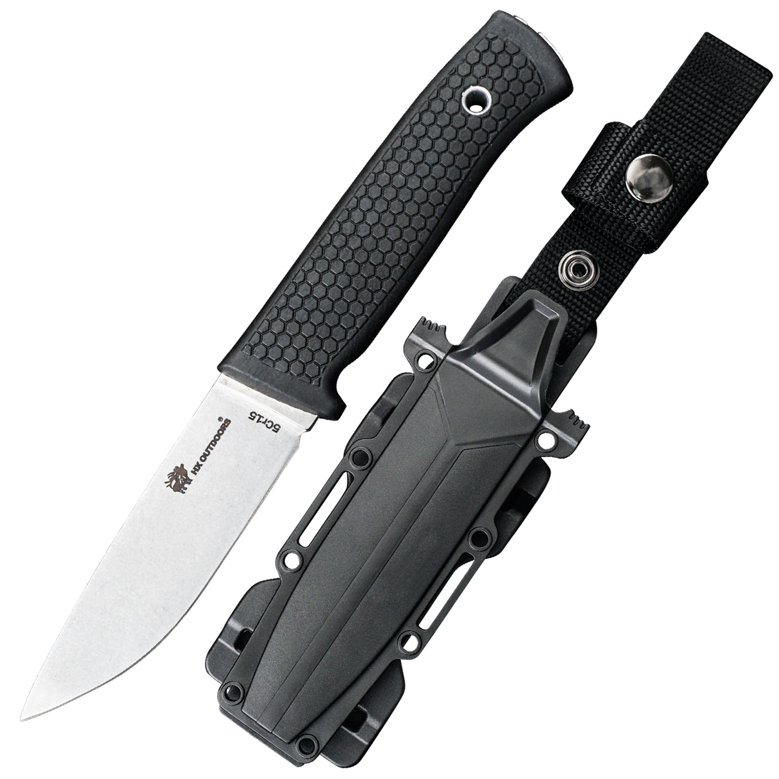 BUCK 188 M9 PHROBIS Ⅲ キャンプ用品と釣り具5 本まとめ HX OUTDOORS Extra Sharp Camping Knife, Stainless Steel Fixed Blade
