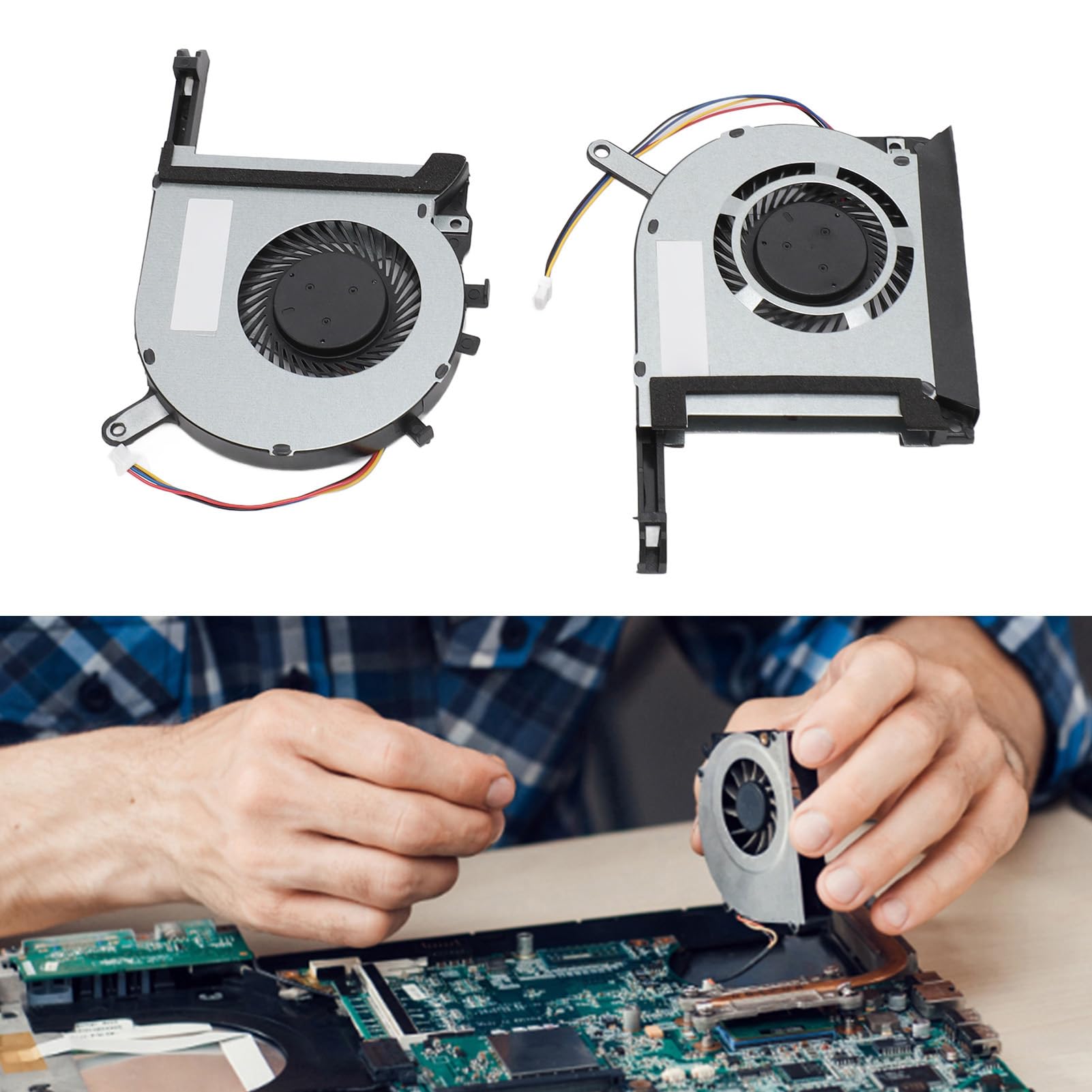 Garsent Ventilateur de Refroidissement pour Ordinateur Portable, pour TUF505 TUF506 TUF565 TUF566 TUF705 TUF706, Ventilateur de Refroidissement pour (Ventilateur de Refroidissement