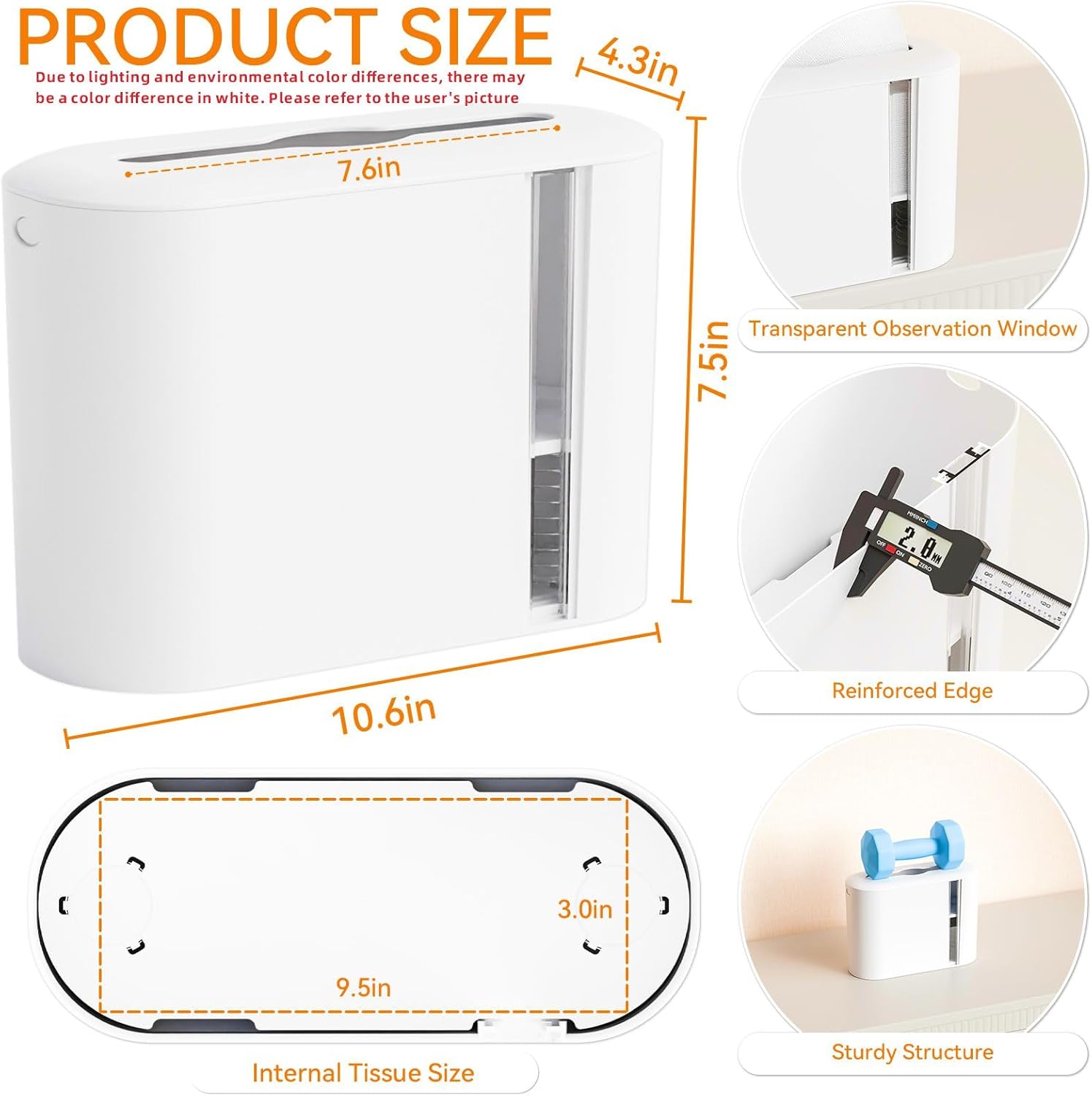 Yieach Touchless Paper Towel Dispenser for Countertop,Home,Bathroom and Kitchen,White Commercial Multifold Paper Towel Dispenser for Z-fold,Folded,Trifold,Napkin,C fold,Tri Fold Hand Towels Holder - Image 3