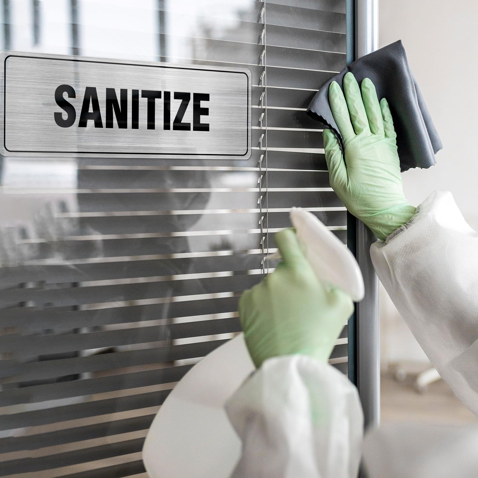 Wash Rinse Sanitize Signs - 3 Pack -6