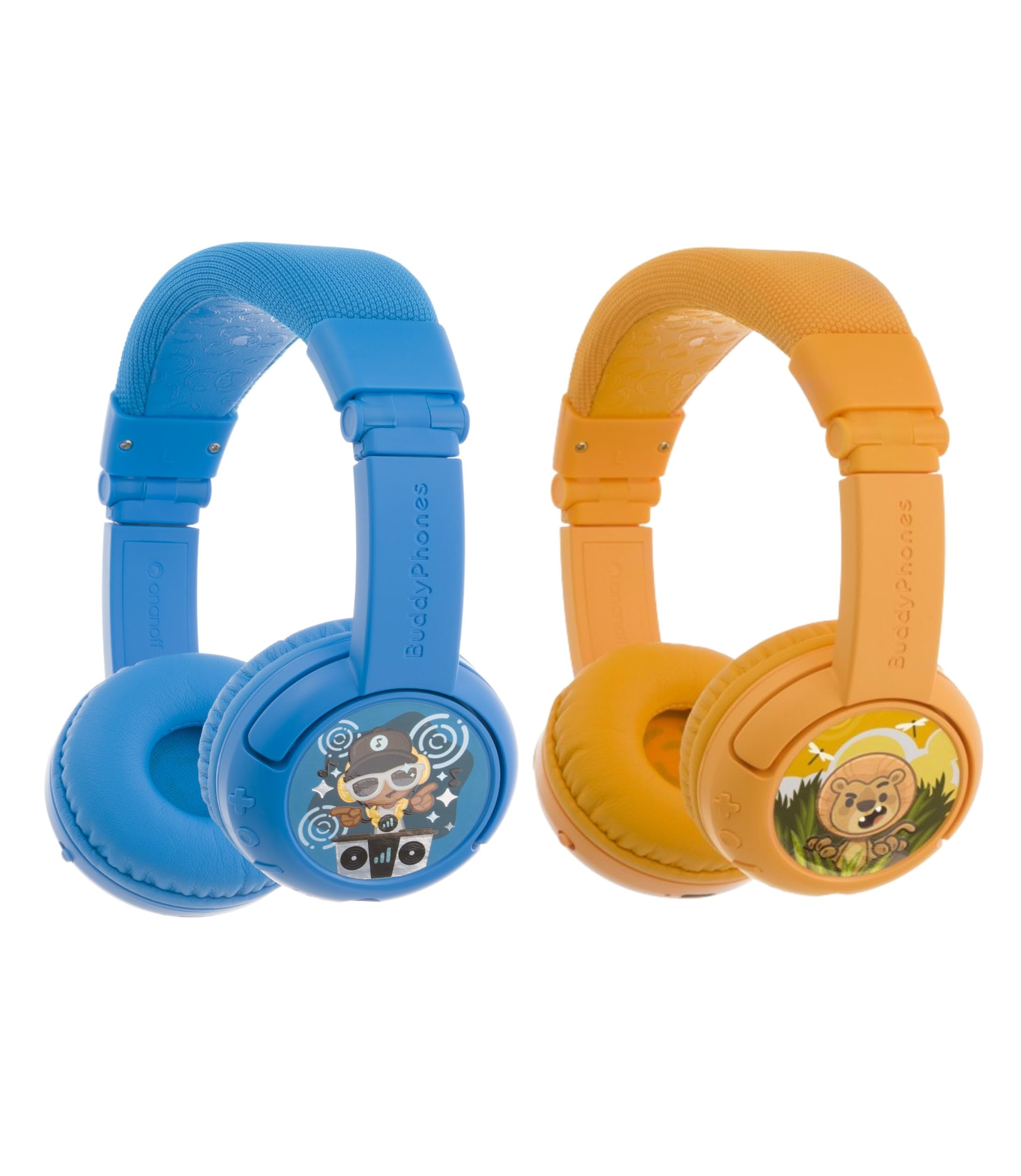 BuddyPhonesPlay+ Bundle: CoolBlue and SunYellow