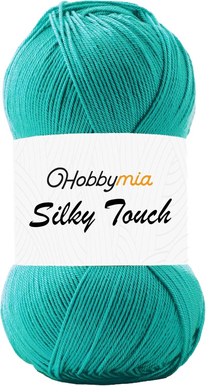 Silky Touch Acrylic Yarn - Soft Sport Weight Yarn for Crochet & Knitting - 100g / 383yds - 100% Microfiber Acrylic - Lightweight Fine Smooth Yarn(Red - Rust, 4 Skeins)