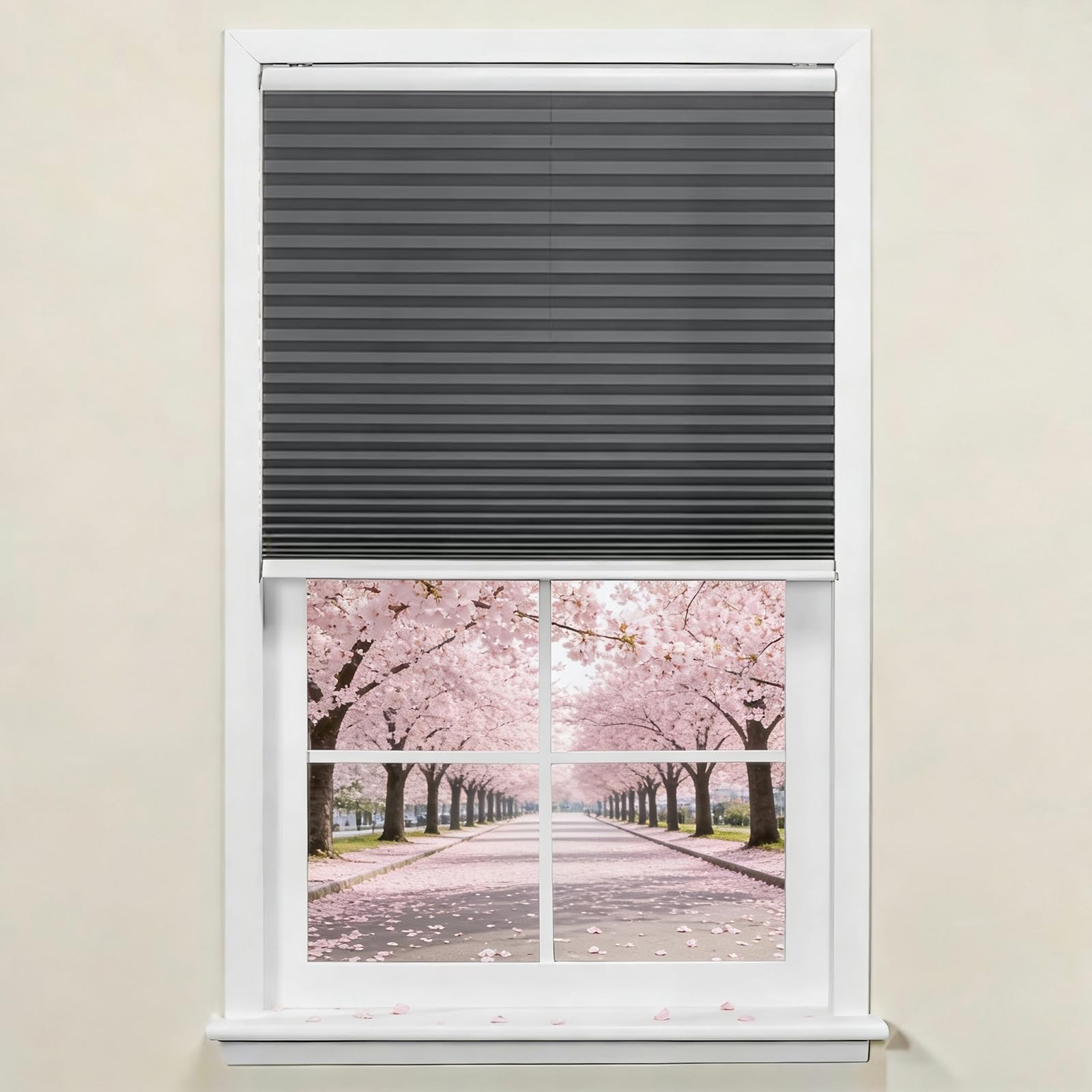 Persiana veneciana de 86 x 210 cm gris para crear un ambiente relajante en salones y puertas
