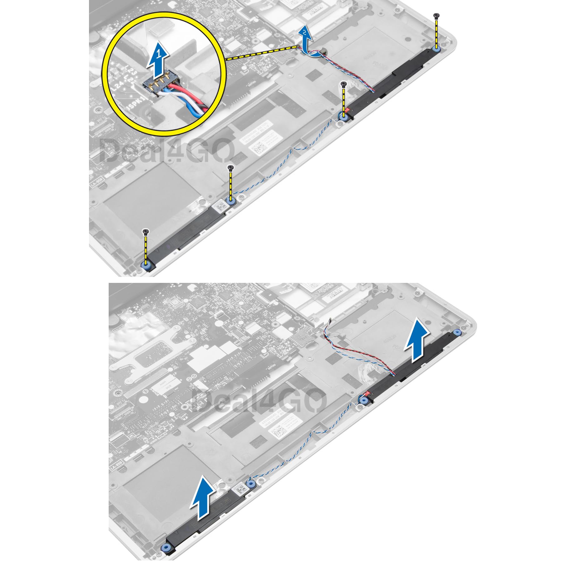 Deal4GO Internal Speaker Assembly HPKCH 0HPKCH PK23000LG00 Replacement for Dell Latitude E7440