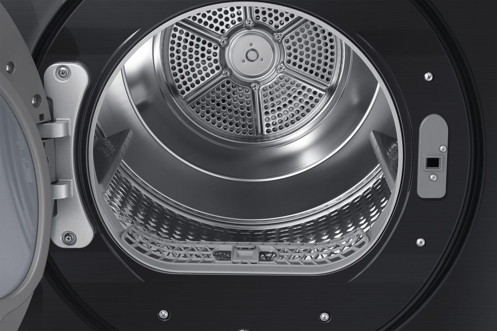 Samsung Sèche-linge grande capacité DV16T8520BV/ET, 16 kg, Hybrid Heatpump Classe A+++, Wifi, Hublot réversible, Charge avant, 69 l x 98 h x 84p cm