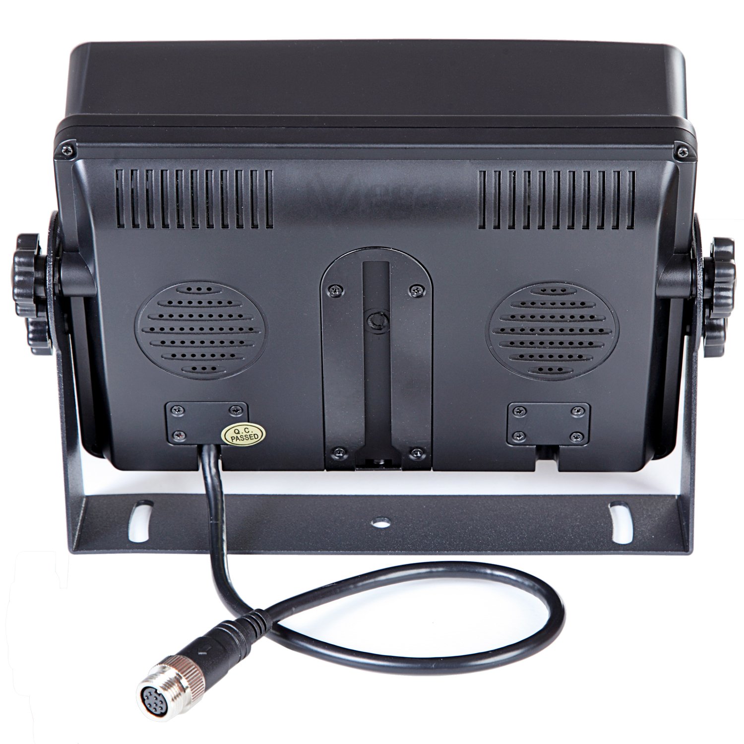 VSG Monitor retromarcia QUAD da 7” / per impieghi gravosi / 4 ingressi video / 12-24 volt/robusto/mirroring delle immagini/alimentazione della telecamera/omologazione elettronica/serie SELECT