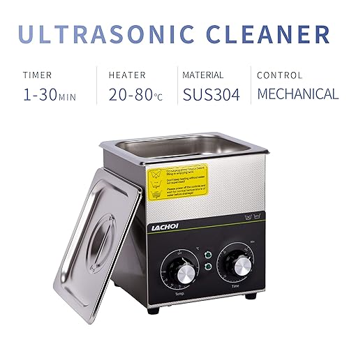 Miniatura 2 de Limpiador ultrasónico 2L SUS304 con temporizador y calentador 40 kHz Máquina ultrasónica profesional de piezas ultrasónicas para joyería Anillo de
