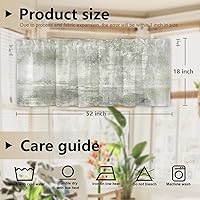 Vista 560 de Cenefas de cocina modernas con patrón de cobre marrón dorado para ventanas, cenefas opacas abstractas de marcas de arañazos y cortinas opacas