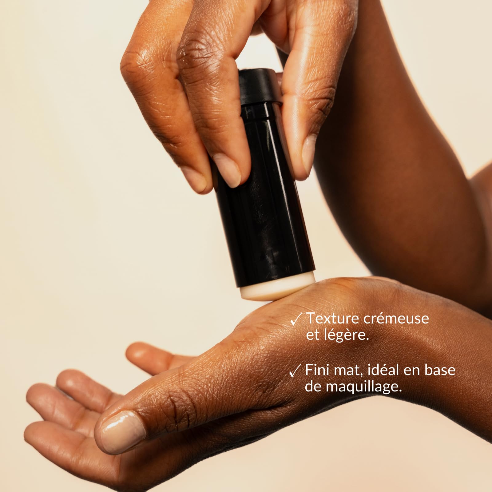 JOD - Soin Essentiel Jour, crème hydratante visage en stick, 100% d'origine naturelle, tous types de peaux y compris sensibles, sans eau donc sans conservateurs, format stick idéal pour le voyage.