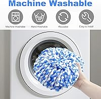 Vista 6 de Cabezales de repuesto para mopa Ocedar, juego de 3 cabezales de repuesto para mopa Ocedar RinseClean de 2 tanques, cabezal de repuesto para mopa