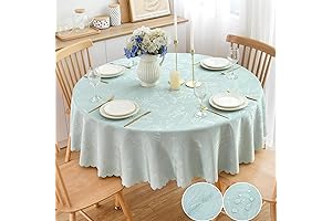 Round Tablecloth 60 Inch for Round Dining Table