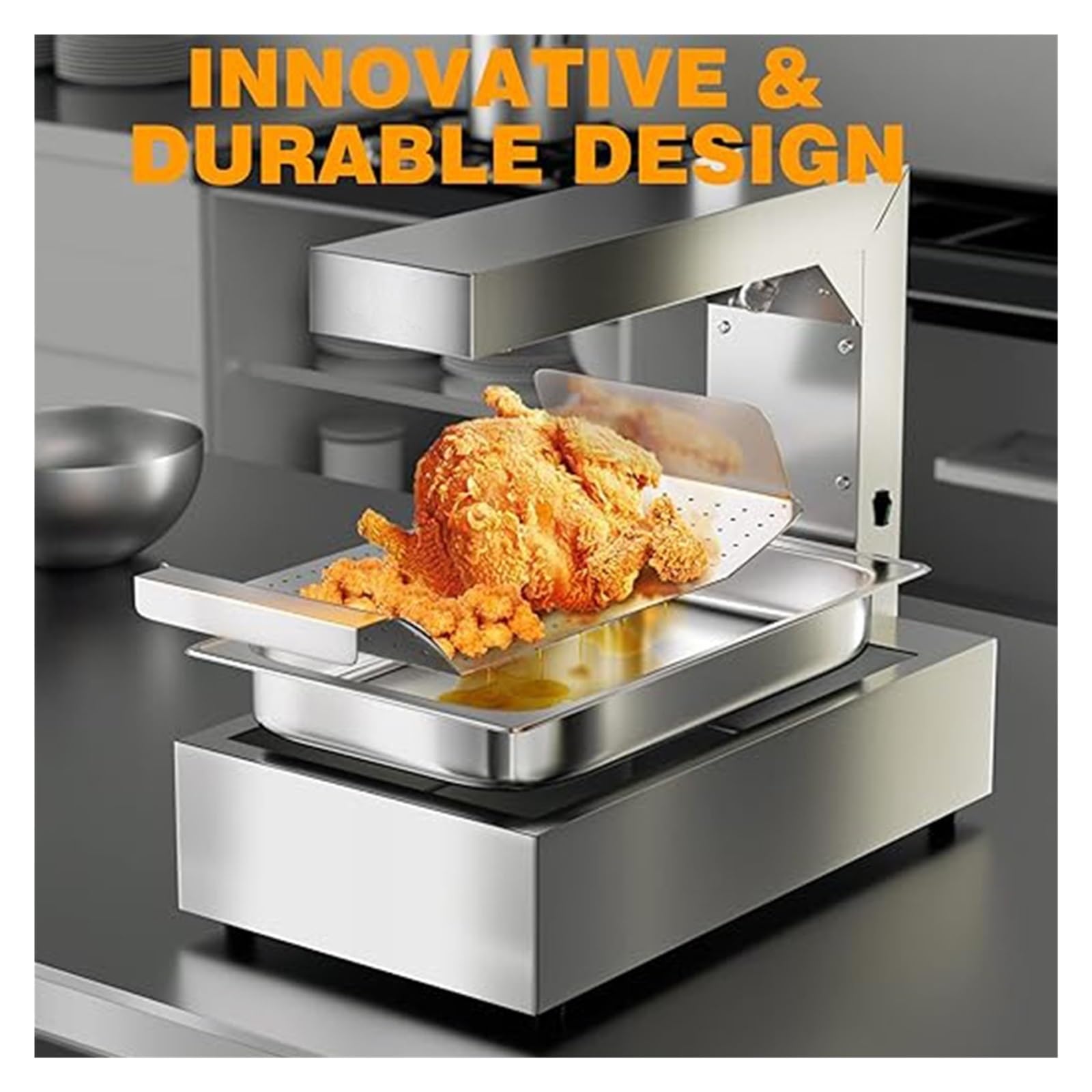 Chauffe-frites Commercial : Lampe Chauffante De Comptoir For Réchauffer Les Aliments – Idéal For Restaurants À Service Rapide Assure Une Chaleur Constante