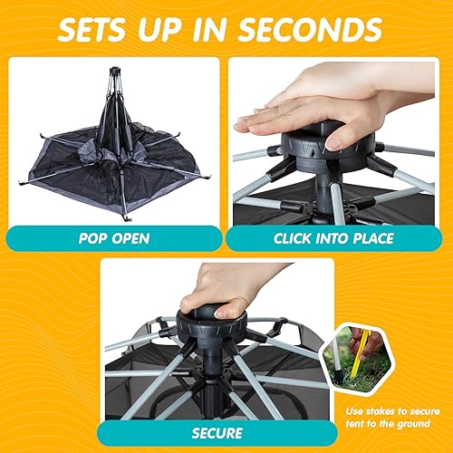 Miniatura 4 de Corralito para bebés de alta calidad para interiores y exteriores, portátil, ligero, paquete desplegable y patio de juegos para niños pequeños con