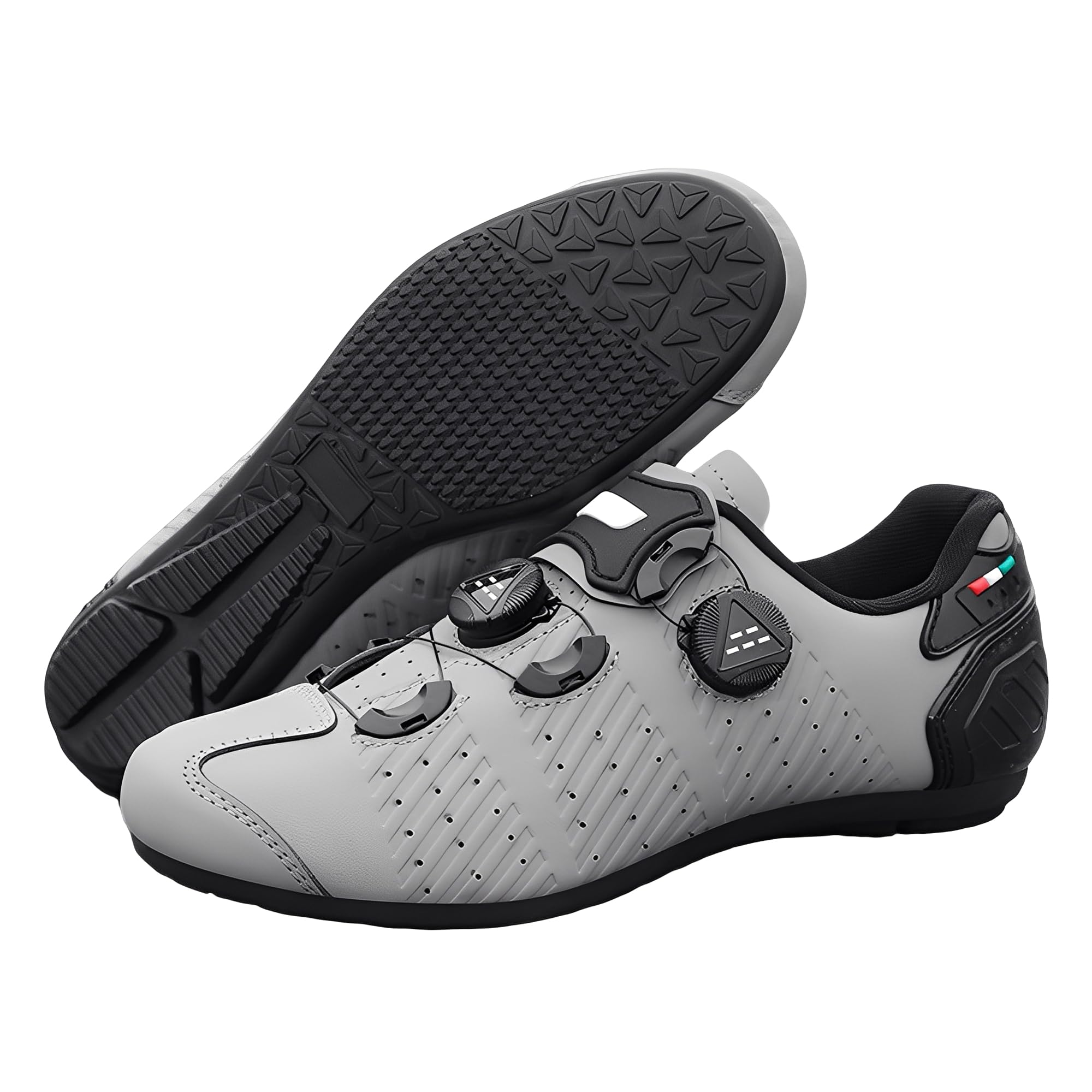 Scarpe Ciclismo Strada Uomo Senza Attacchi, Scarpe MTB Uomo Donna, Unisex Equitazione MTB da Ciclismo da Bici, Suela de Goma