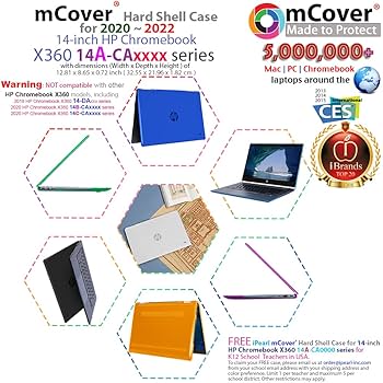 HP Chromebook 本体 + キャリングケース Amazon.com: mCover Aqua Clip-On Case for 2020-2022 HP