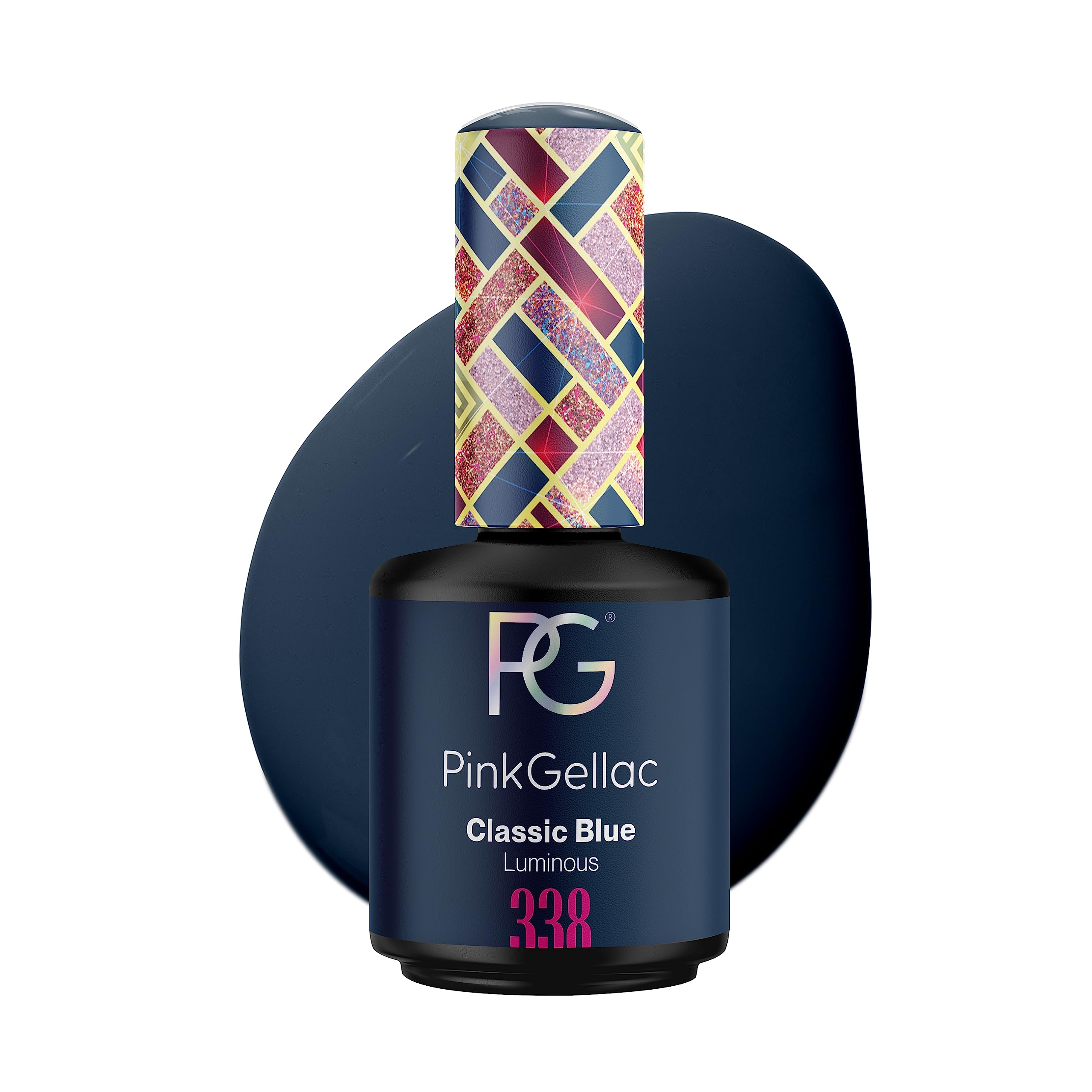 Pink Gellac UV Gel Nagellack – 263 Indigo Blue, 15 Ml, Vegan, Langanhaltend Bis 14 Tage, Made In Holland