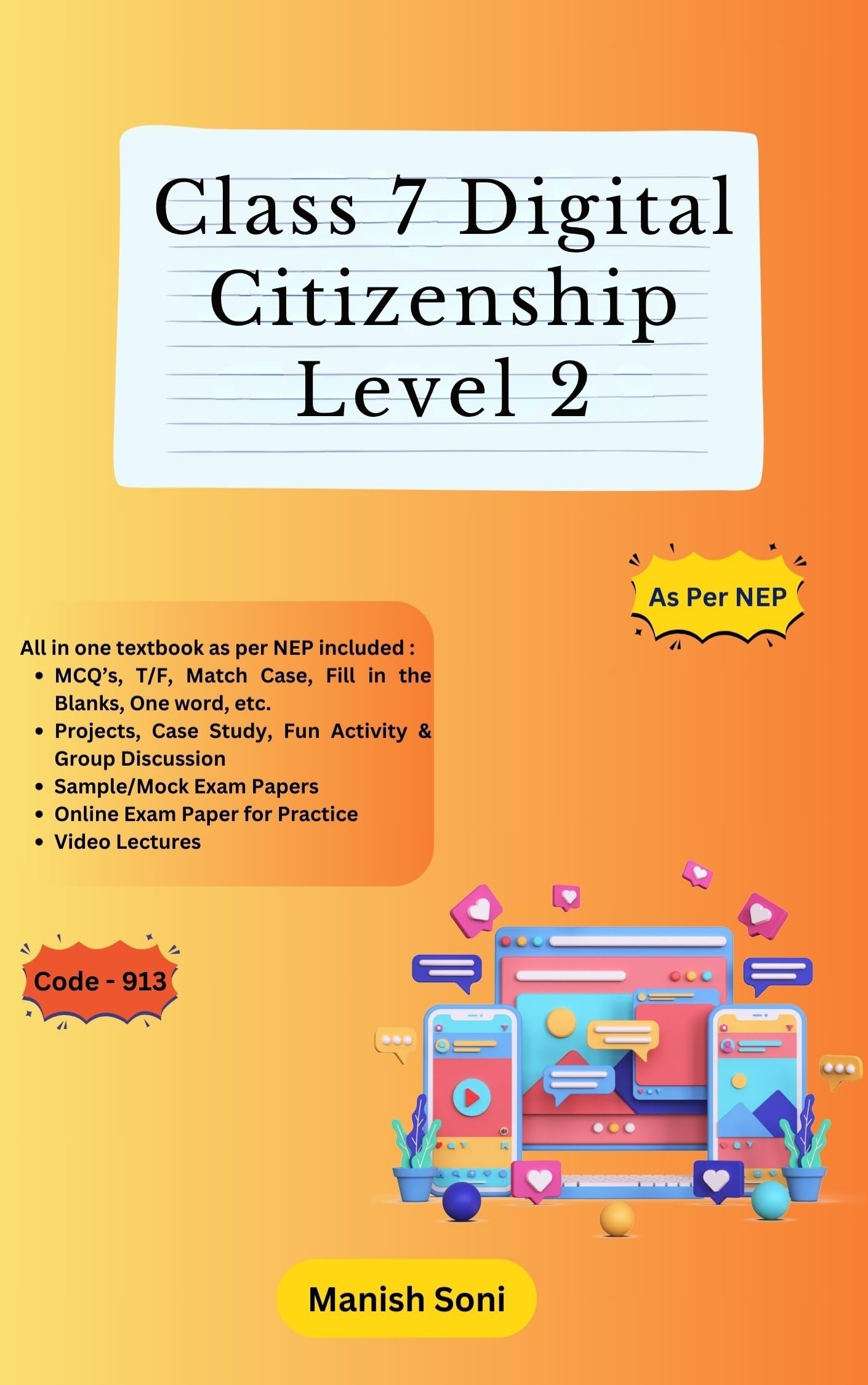 Class 7 Digital Citizenship Level 2 eBook Complete Study Guide – Full Syllabus Coverage, Practice Unsolved Questions, Practice Exercises, Video Lectures, Interactive Quizzes, Chapterwise Model Test Papers, Online Test Papers, Online Videos (Email Delivery of eBook in 2 Hours)-image-39