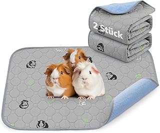 Waterproof Pipipads for Guinea Pigs, Super Absorbent Pipi Underlays Rabbits, Washable Small Animal Mats for Rabbits, Hamsters, Puppies product image