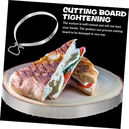 Miniatura 6 de Marco robusto con abrazadera de tabla de cortar multiusos Anillo Artesanía Estética de acero inoxidable