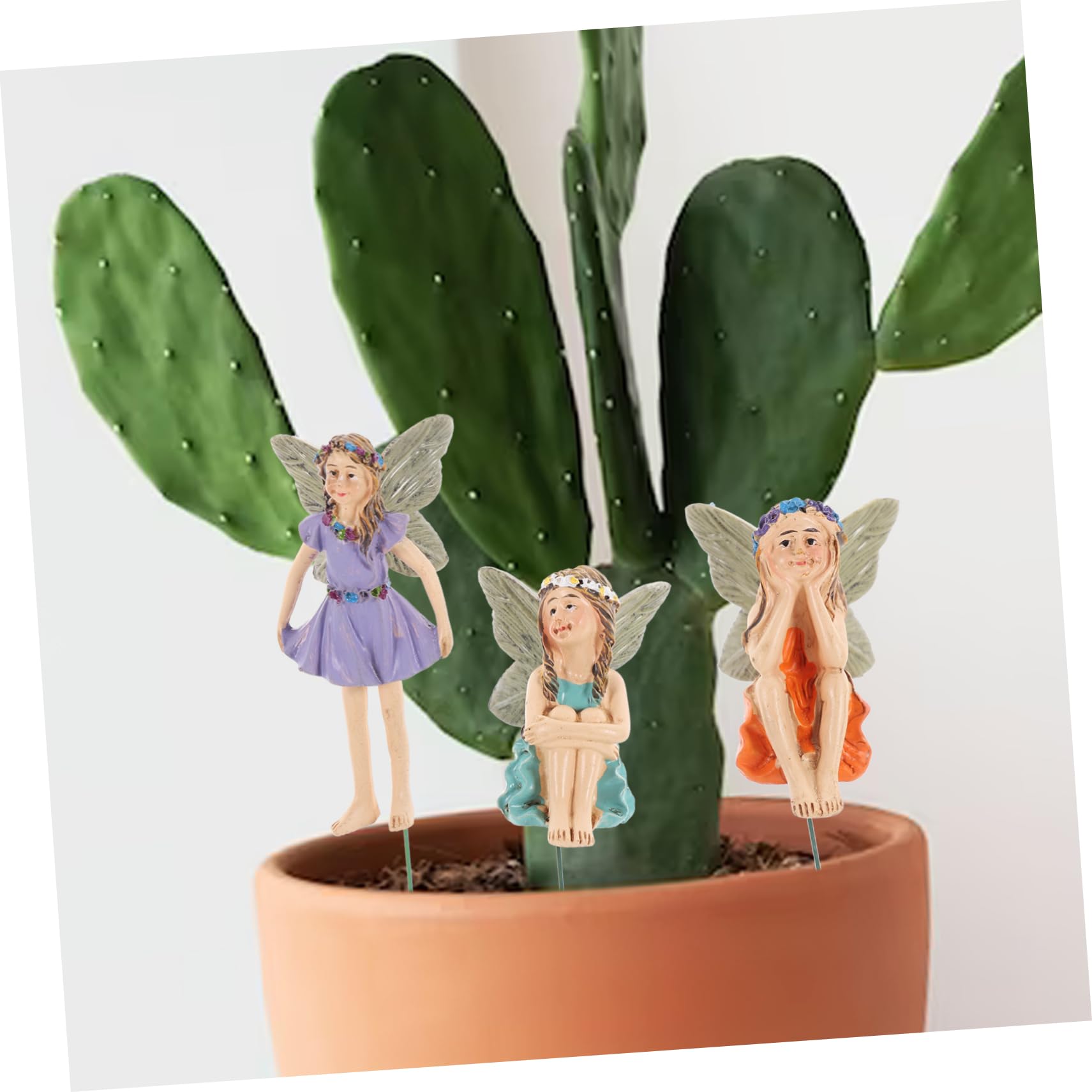 Sosoport 6pezzi Piccole Decorazioni Da Giardino Con Fate Ornamenti Per Bonsai e Paesaggi Accessori Creativi Per Decorazioni Fai Te