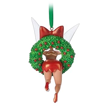 ディズニーオーナメントとミッキぬいぐるみのセット（ディンカーベル、ティアナ） 736-0080-1.jpg