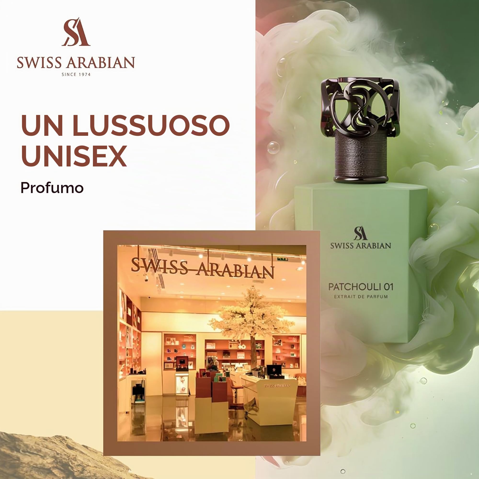 Swiss Arabian Patchouli 01 Extrait de Parfum, 50 ml