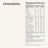 Vista 3 de Mighty Chocolate Milk - Proteína diaria en polvo para niños potenciada con 2 mil millones de probióticos y hojas de espinaca orgánicas, sabores