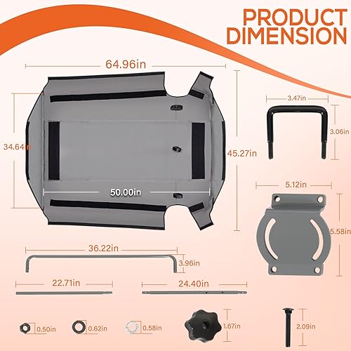 Miniatura 7 de 596542901 Toldo resistente ZTR para cortacéspedes Husqvarna de giro cero con barras ROPS Accesorios para cortacéspedes