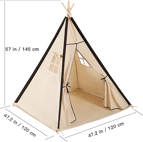 Miniatura 5 de Lavievert Tienda de campaña de tienda de campaña para niños, regalos con una alfombrilla inferior resistente al agua para niñasniños, jugar en