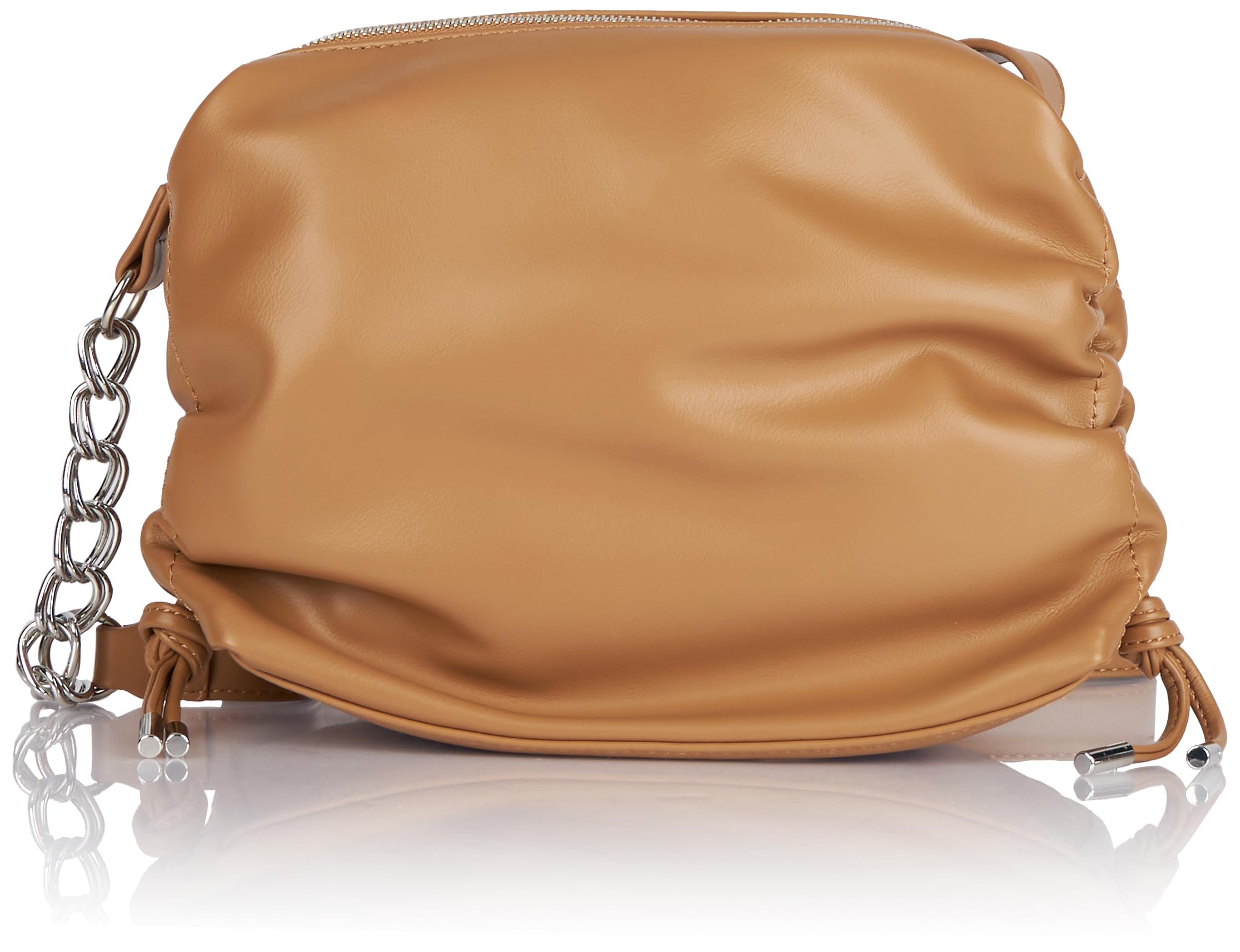nascita Ladies Dark Beige Handbag, dark beige, One size