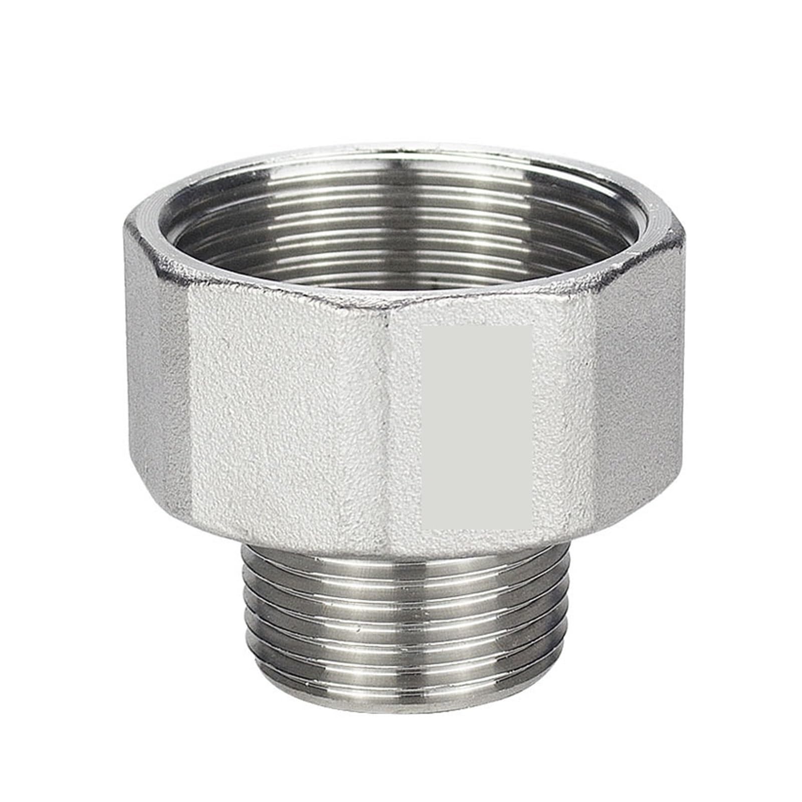 Epaknhgd Women's - Male 1Pc Thread 304 Stainless Steel Socket Reducer Pipe Fitting Connector