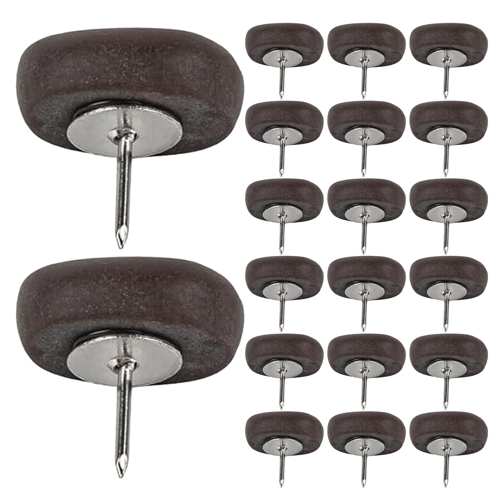 Chinchetas decorativas para tablón de anuncios con forma de granos de café, 50 uds