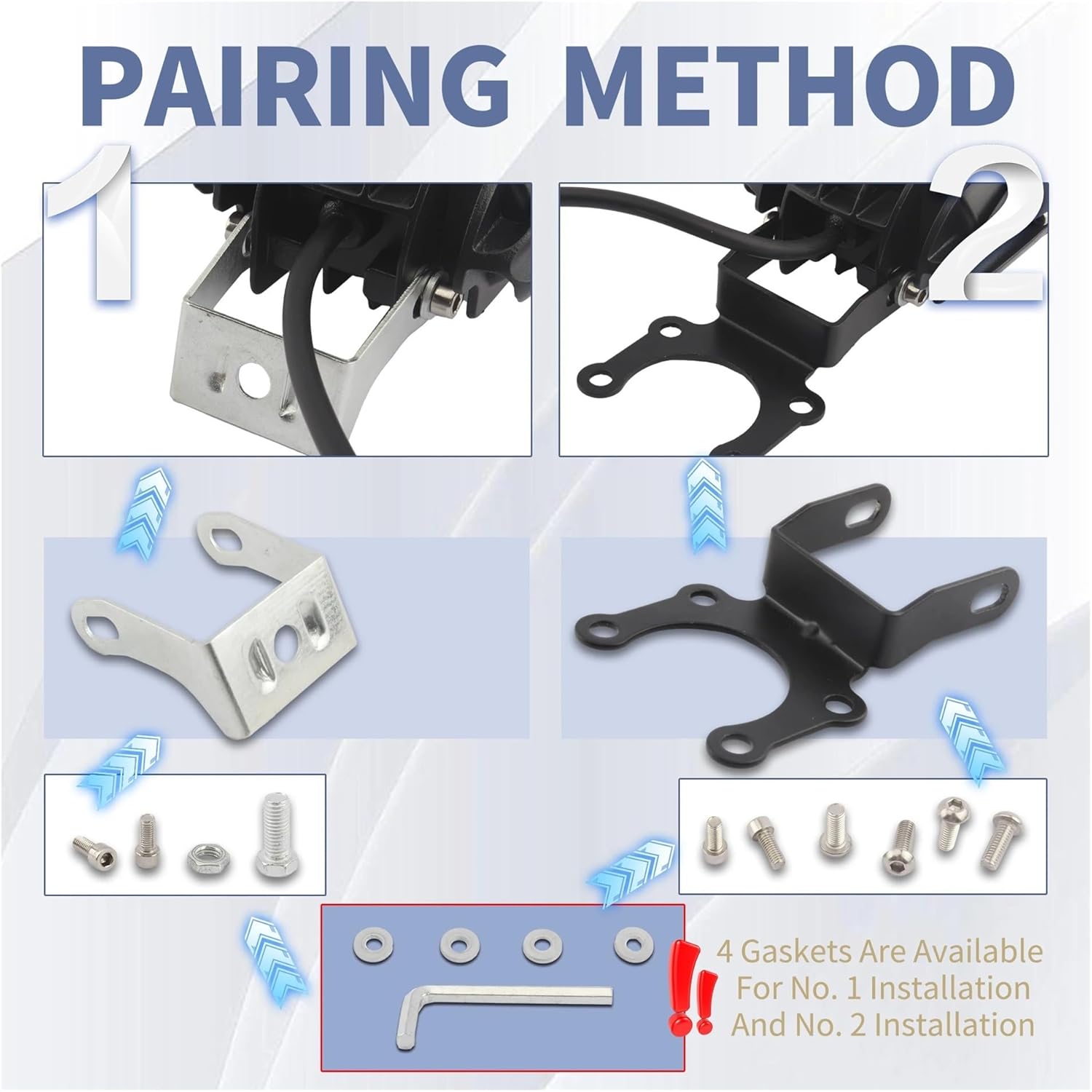 For Ebike Headlight Mounting Brackets Kit Motorcycle Parts For Surron Light Bee X Enduro Electric Bike Accessories(Headlight Kit)