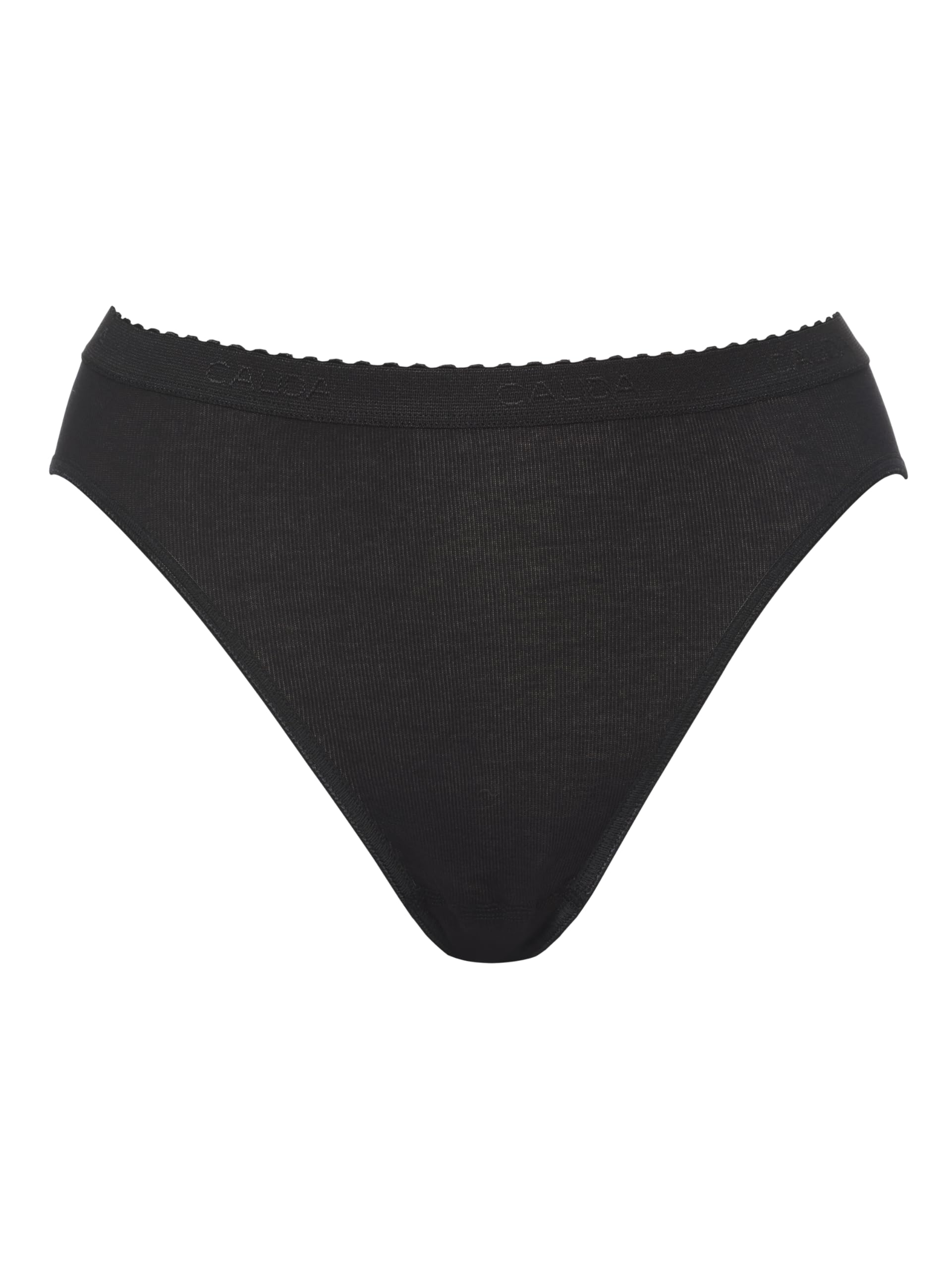 Calida Women's Bikini White white - Black (schwarz 992) - 10 (Manufacturer size: M)