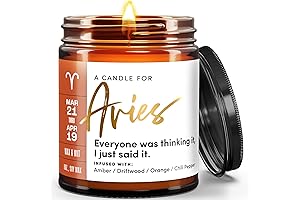 Aries Zodiac Candle - The Perfect Gift for Aries Women