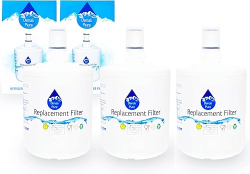 Pack de 3 filtros de agua para nevera Whirlpool ED22TEXHW01  Compatible con Whirlpool 8171413, 8171414