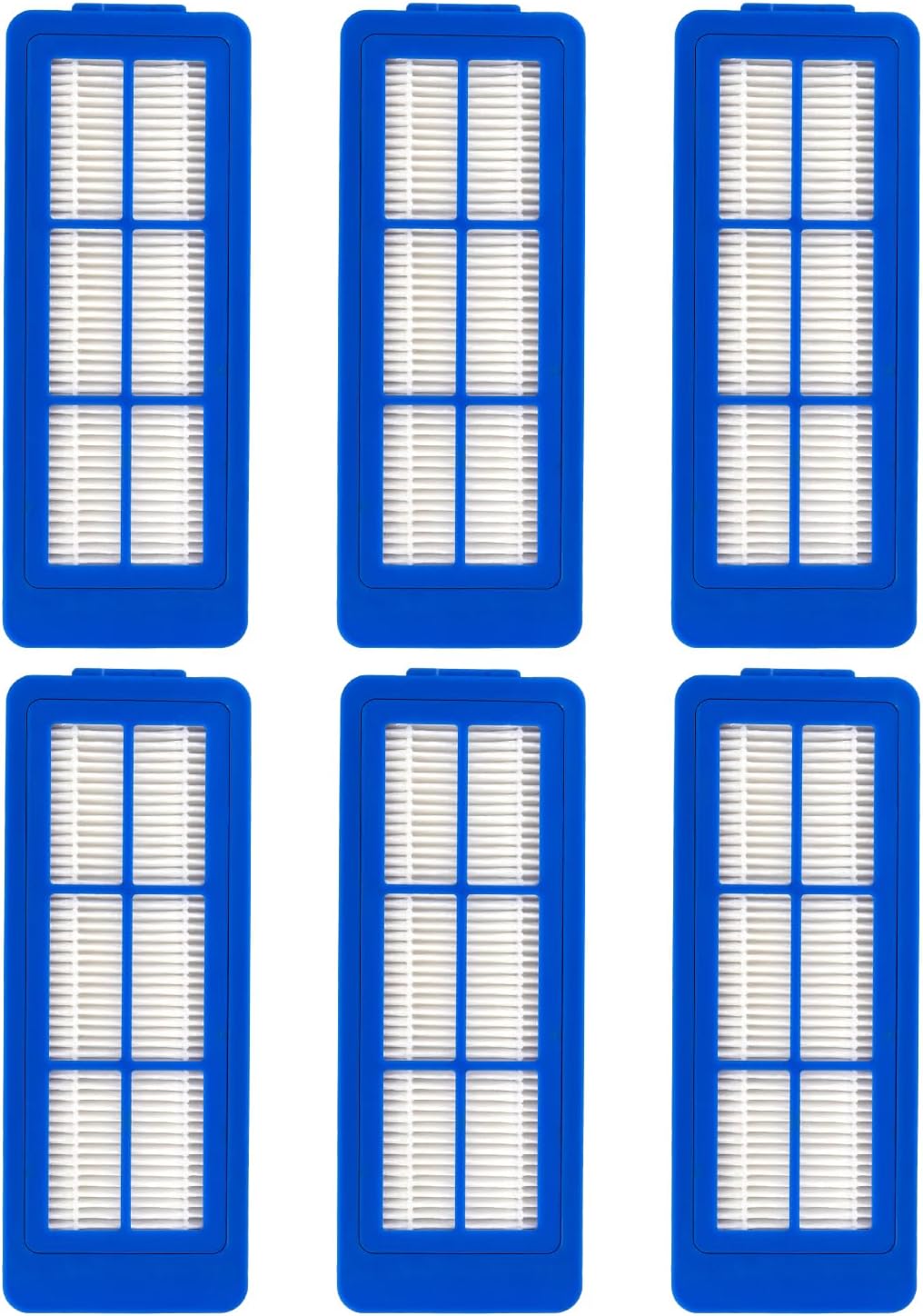 (6 Pack) Replacement HEPA Filter Compatible with Eufy RoboVac 11S Max, 15C Max, 30C Max, G10, G10 Hybrid, G20, G30, G30 Edge, G30 Hybrid, HEPA Filters Accessories Kit, Vacuum Filter