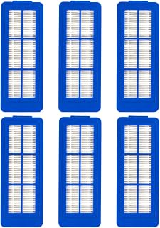(Paquete de 6) Filtro HEPA de repuesto compatible con Eufy RoboVac 11V Max, 15C Max, 30C Max, G10, G10 Hybrid, G20, G30, G30 Edge, G30 Hybrid, Kit de accesorios de filtros HEPA, Filtro de vacío